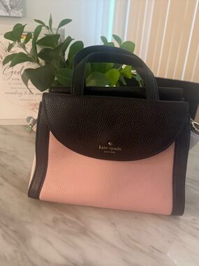 kate spade Cobble Hill Adrien Tri-Color Pebbled Leather Top-Handle Satchel